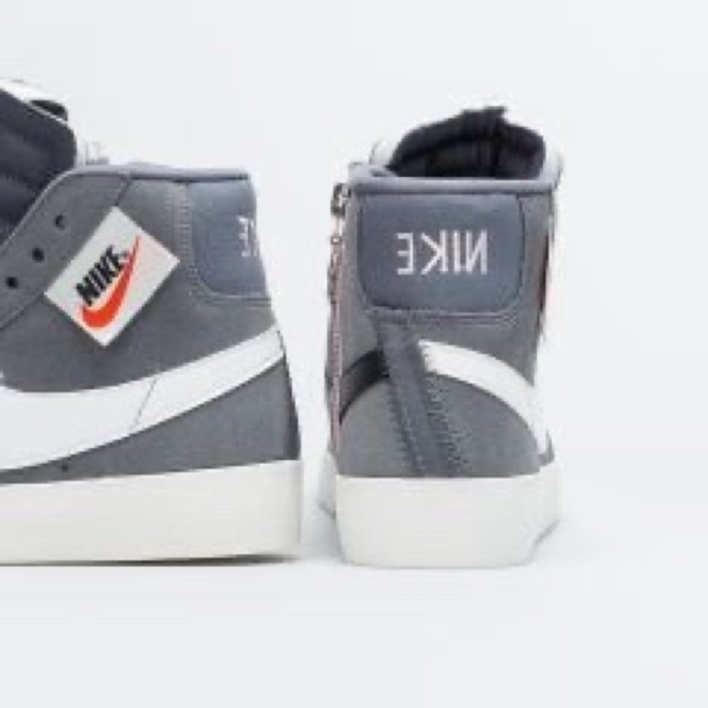 🔥Nike Womens Blazer Mid Rebel ‘Wolf Grey’ NEW - Picture 5 of 12